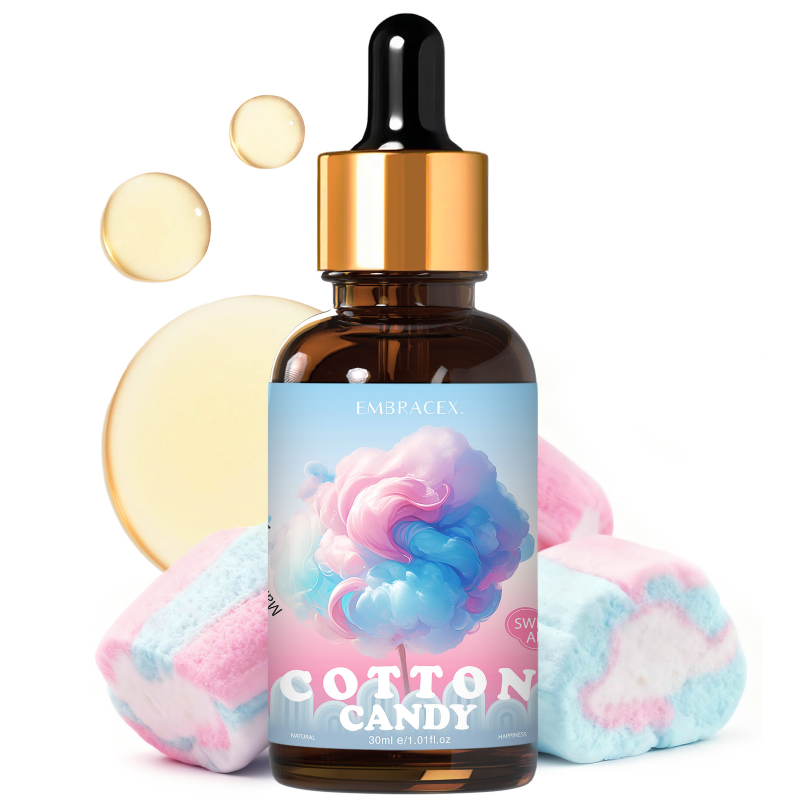 Perfume Fragrance Oils For Candles - Aceite Esencial de Algodón de Azúcar