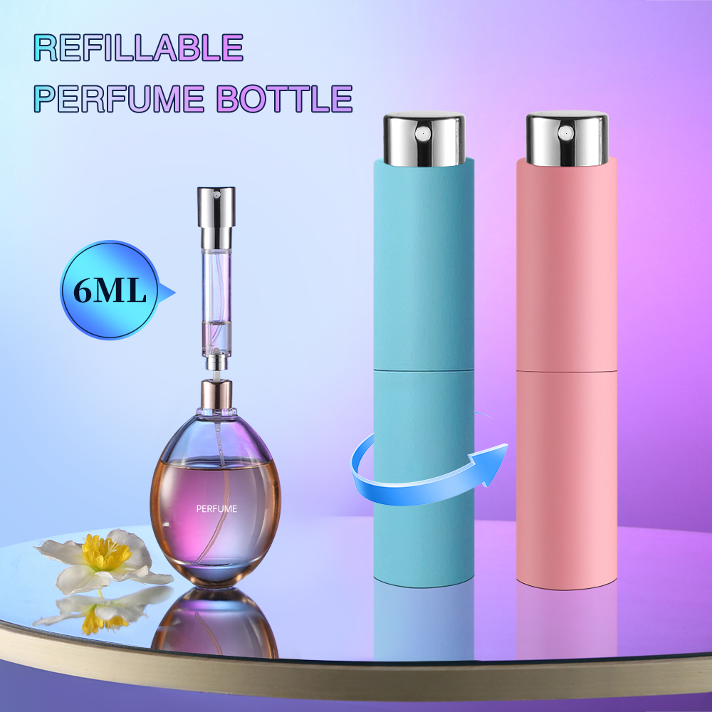 Perfume Fragrance Booster - Atomizador de Perfume giratorio de 6ml,