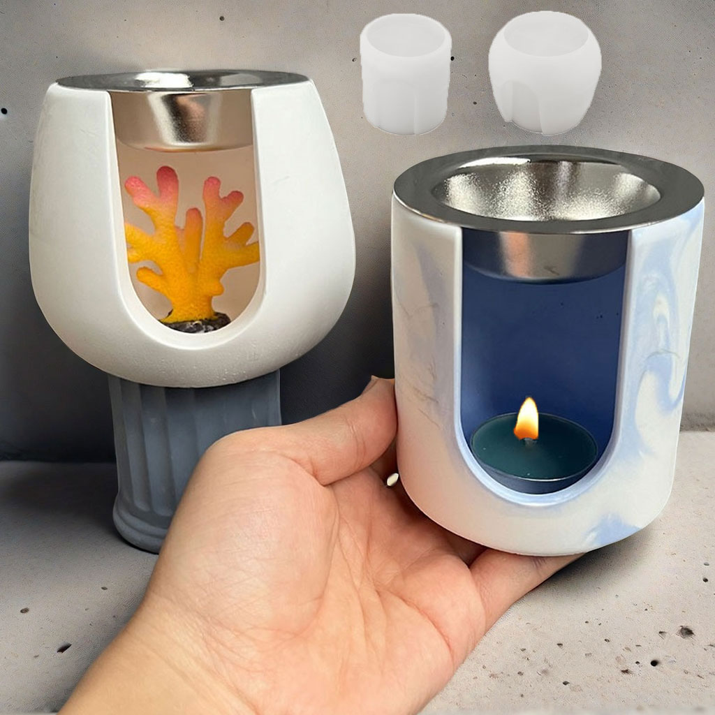 Perfume Fragrance Oils For Candles - Portavelas aromático con calefacción, molde de
