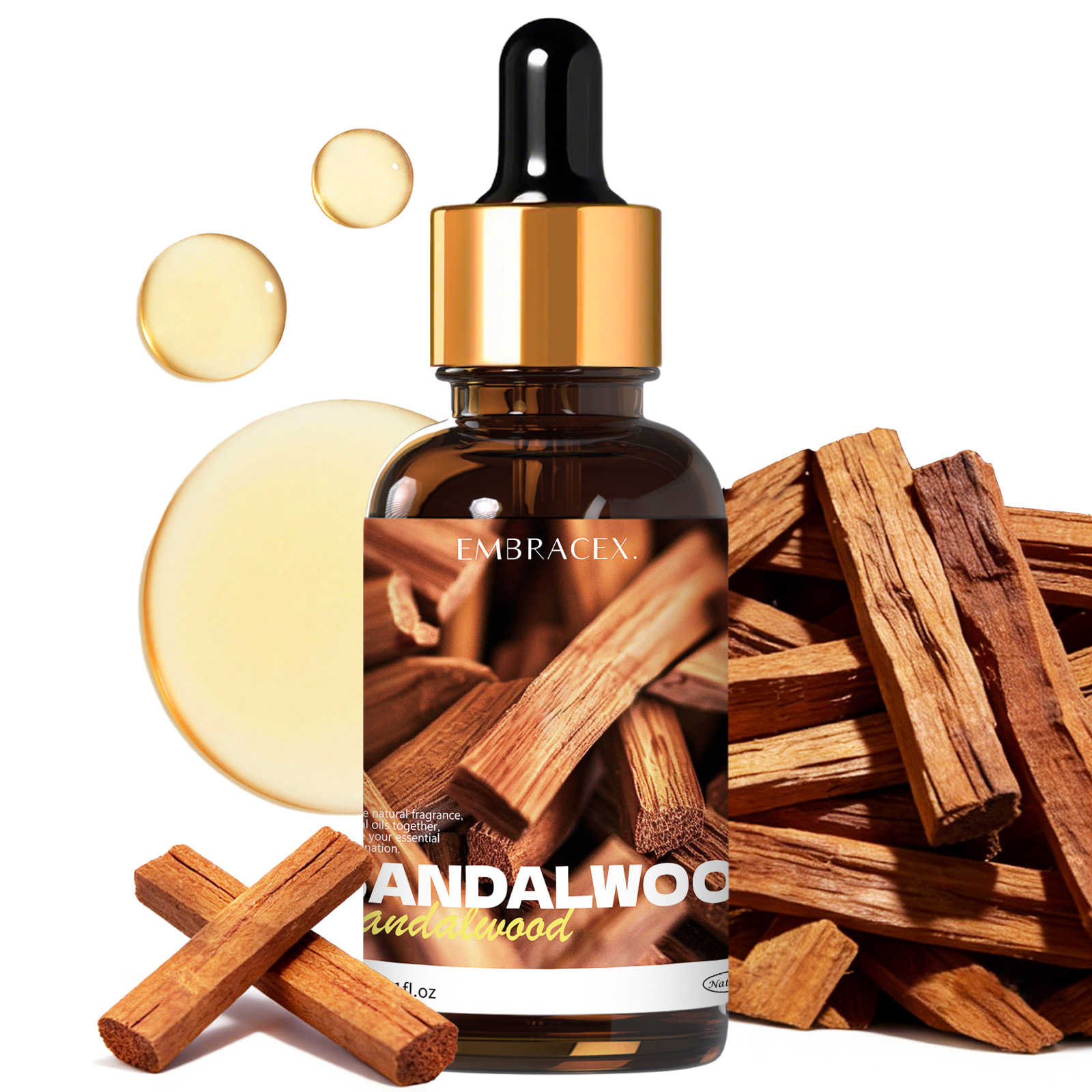 Perfume Fragrance Oils For Candles - Aceite Esencial Natural de Sándalo de