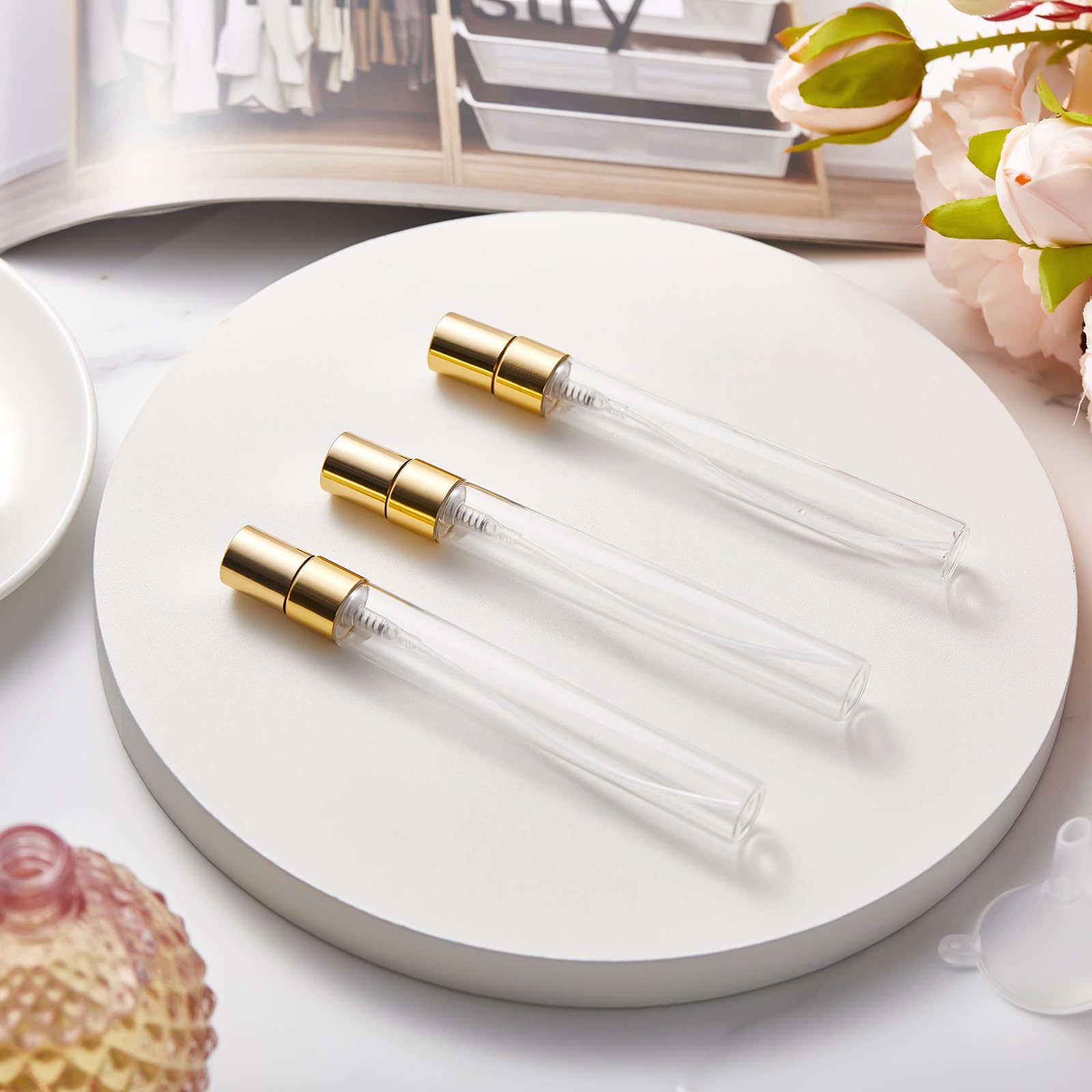 Mini botella de perfume transp - Fragrance Atomizer Pump reseña y precio