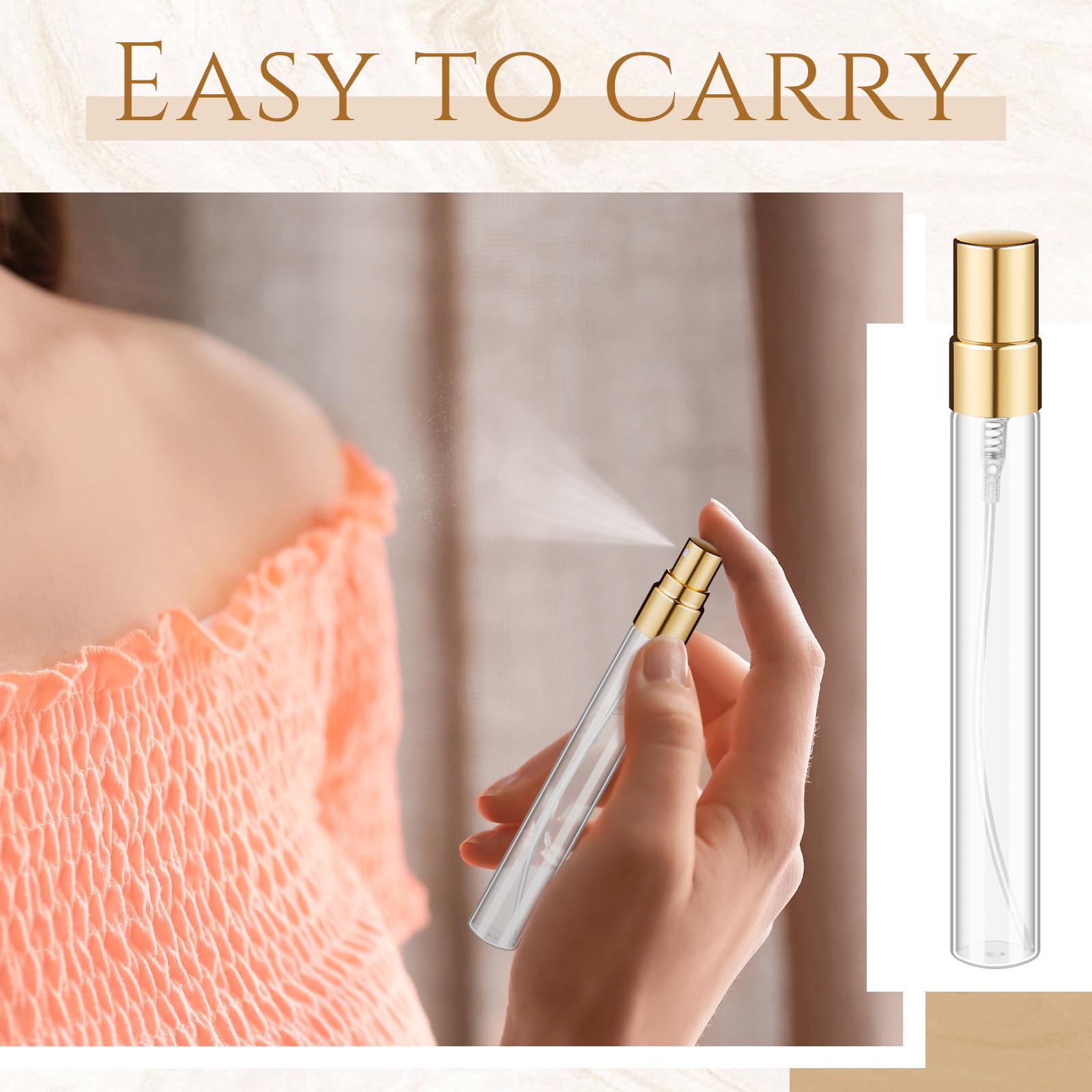 Mini botella de perfume transp - Fragrance Atomizer Pump reseña y precio