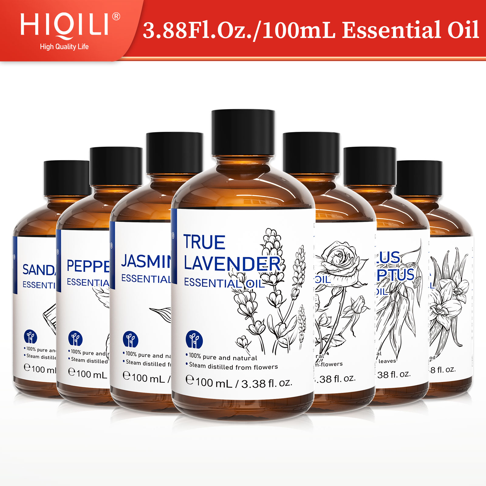 HIQILI Aceite Esencial 100% Na - Perfume Fragrance Oils For Candles reseña y precio